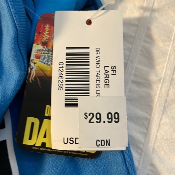 ๐ Dr Who Tardis Police Public Call Box bodycon dress NWT - Picture 9 of 9